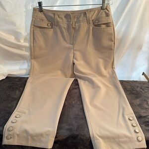 𝅺DRESS barn women pants cropped straight leg, trouser‎ size 10  #p1012